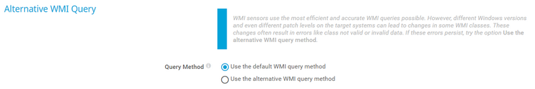 Alternative WMI Query Alternative WMI Query